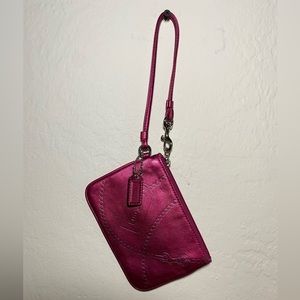 Coach wristlet, pink